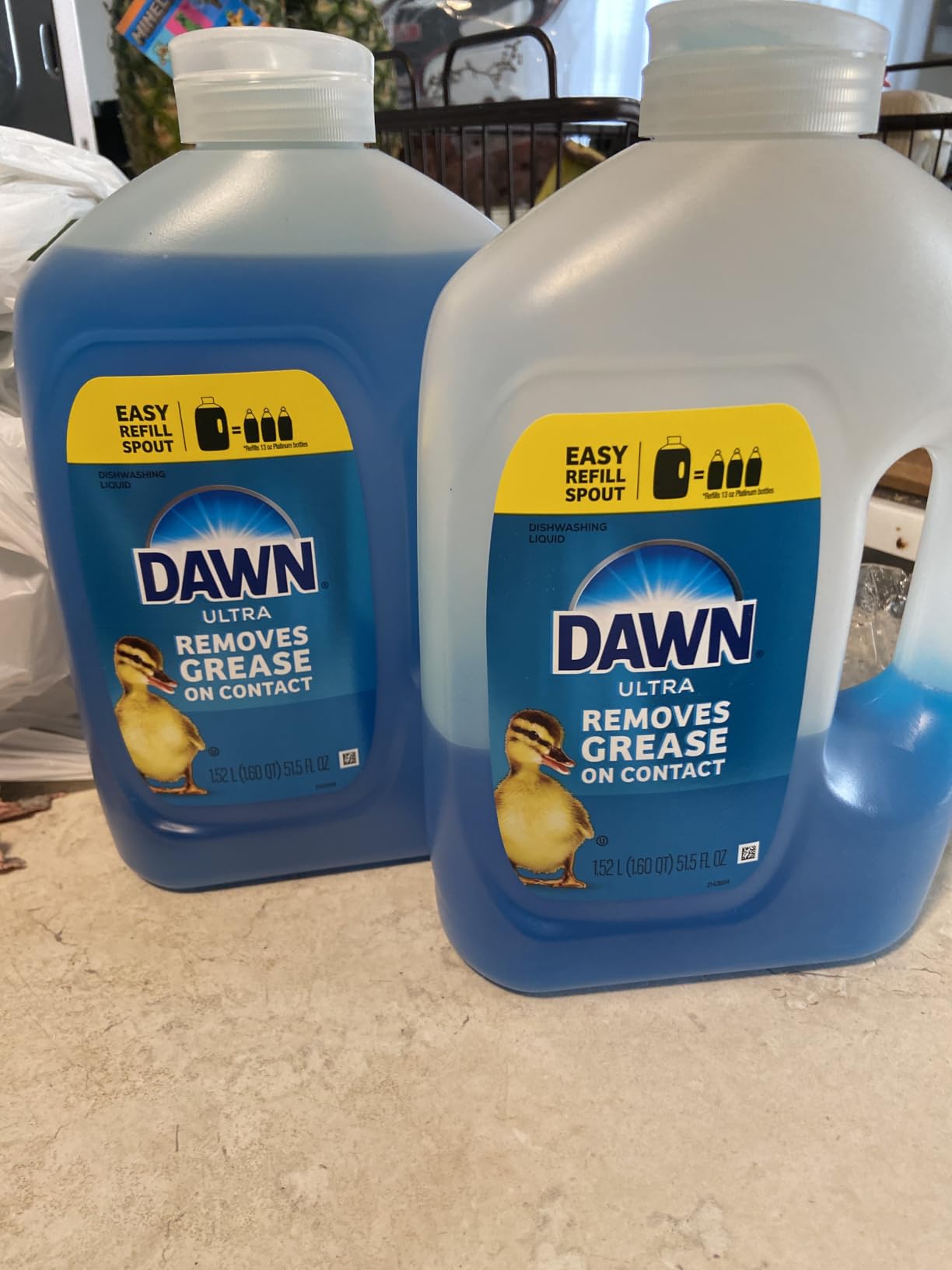 Dawn Ultra Dish Soap Refill Jug, Large Size Original Blue Liquid Dishwashing Detergent, Powerful Dish Soap for Grease, 51.5 oz customer photo 2