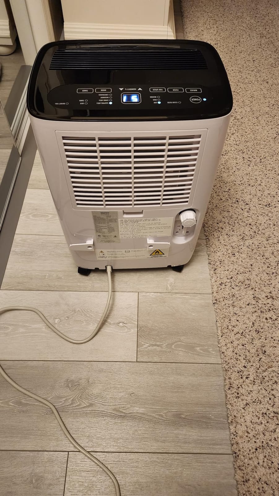 80 Pint Dehumidifier for Basement 5500 Sq. Ft. with Drain Hose, ENERGY STAR customer photo 1