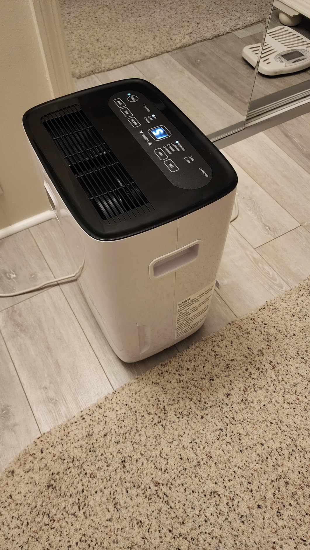 80 Pint Dehumidifier for Basement 5500 Sq. Ft. with Drain Hose, ENERGY STAR customer photo 2