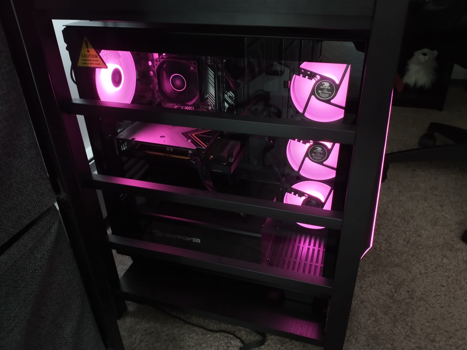 iBUYPOWER Element Gaming PC Desktop Computer AMD Ryzen 9 7900X CPU, NVIDIA GeForce RTX 5070 12GB GPU, 32GB DDR5 RAM, 1TB NVMe SSD, Windows 11 Home, Gamer Keyboard and Mouse - EWA9N5702 customer photo 2