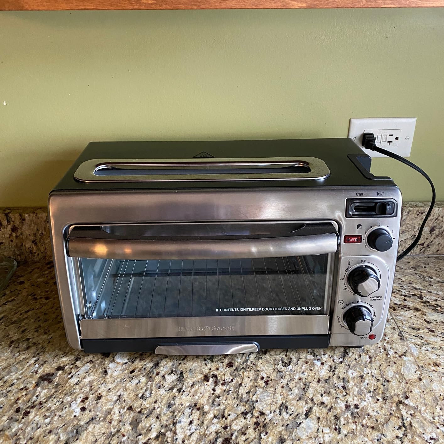 Hamilton Beach 2-in-1 Countertop Toaster Oven and Long Slot 2 Slice Toaster customer photo 2