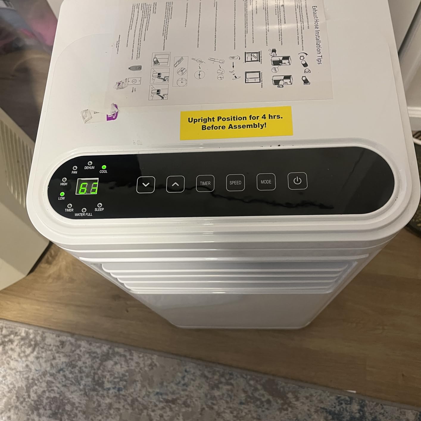 ZAFRO Portable Air Conditioner, 12000 BTU(8000 BTU SACC), 72H Drainage-free customer photo 2