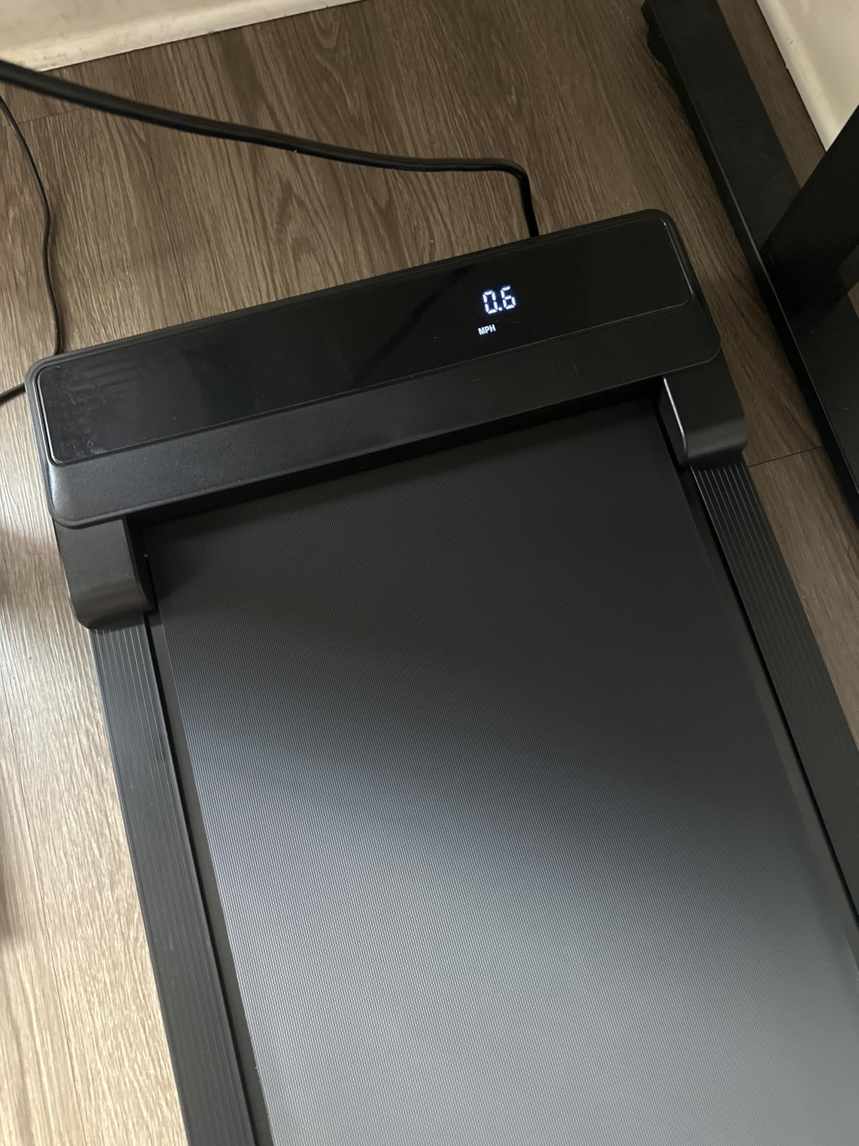 Walking Pad Treadmill with 5% Incline - Under Desk Running Machine Mat Pads for Home Office Portable Small Compact Quiet Flat Indoor Magnetic Lightweight Electric Treadmills Remote Control 4MPH customer photo 2
