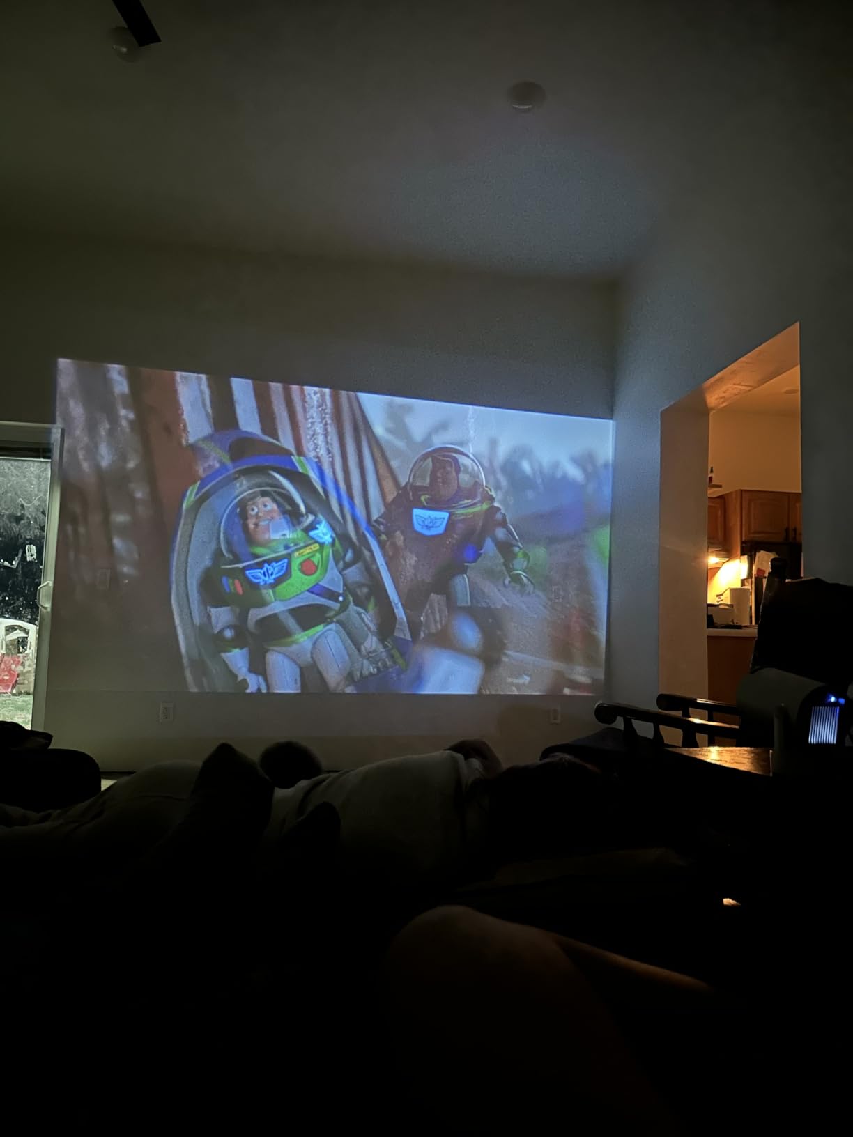 Mini Projector with WiFi 6 and BT 5.4, Built-in Apps 2026 Upgraded customer photo 2